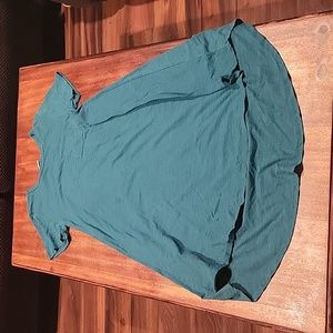 Womens size XS, comfy, LulaRoe teal/turquoise dress.